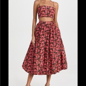 Rhode Cassandra Floral  Skirt medium